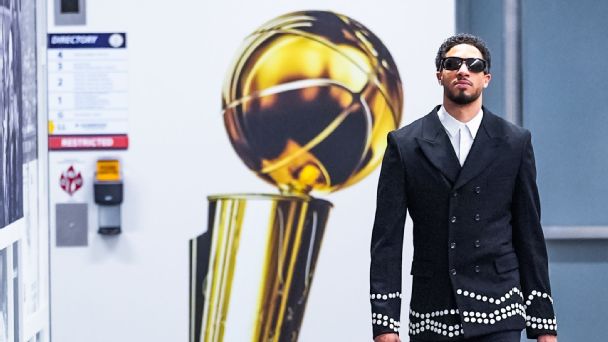 Indiana Pacers guard Tyrese Haliburton arrives for Game 3 of the 2025 NBA Finals.