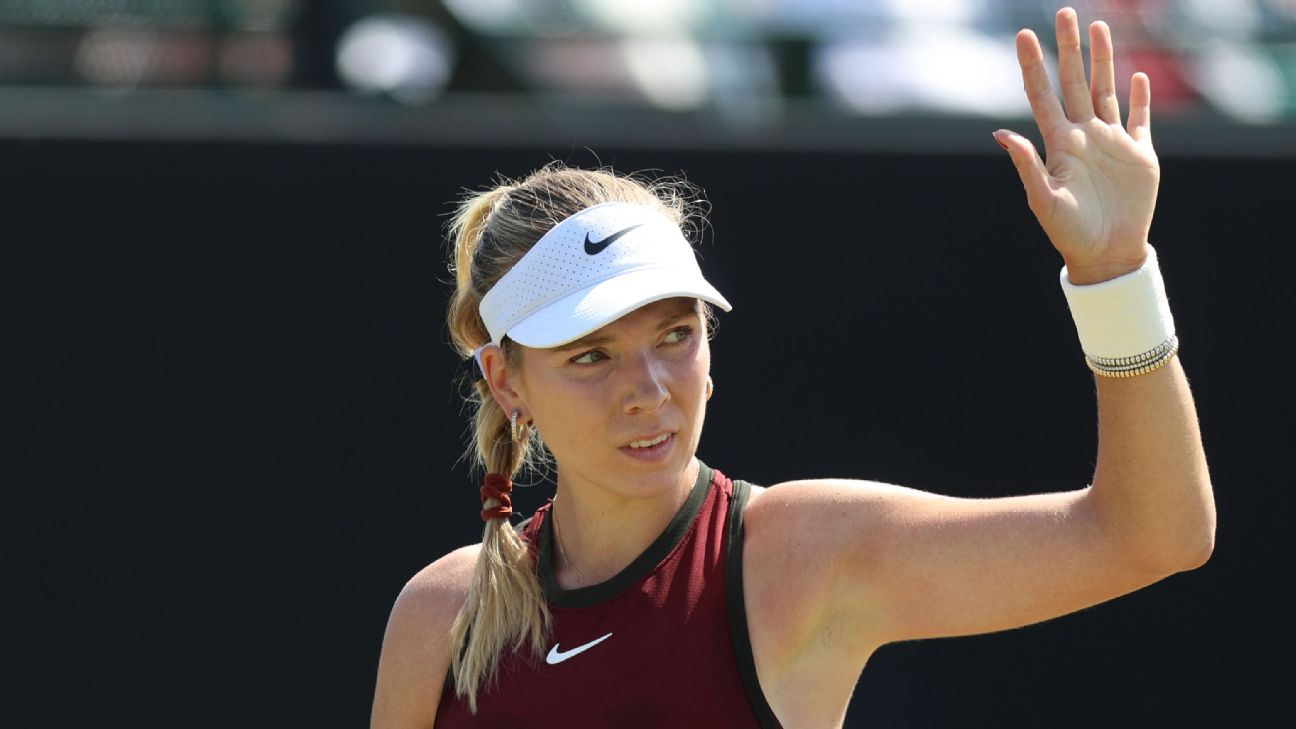 Katie Boulter found a way to beat Sonay Kartal at the Nottingham Open while struggling with the heat. — Article image accompanying Katie Boulter reclaims British No. 1 spot with Japan Open semifinal run on WagerUp Sports News. Katie Boulter found a way to beat Sonay Kartal at the Nottingham Open while struggling with the heat. — Article image accompanying Katie Boulter reclaims British No. 1 spot with Japan Open semifinal run on WagerUp Sports News.
