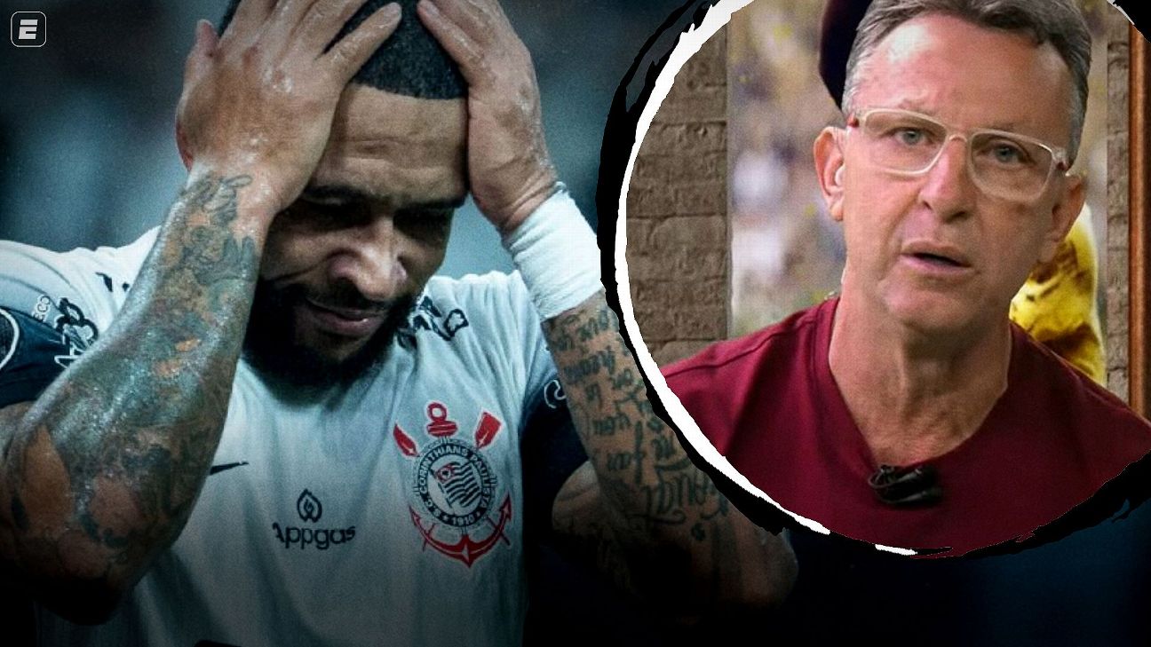 Neto se revolta possível renovação de Memphis no Corinthians: 'É uma vergonha pagar R$ 2 milhões'