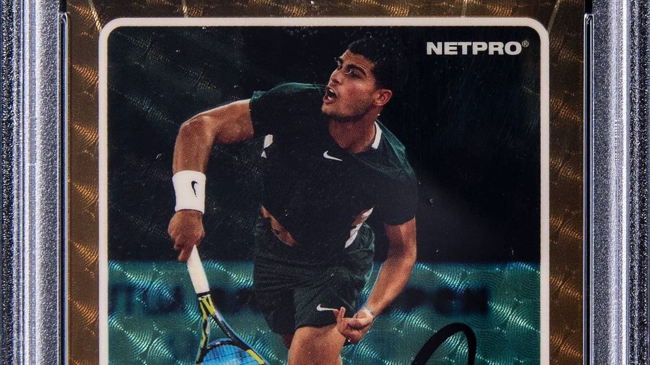 Carlos Alcaraz's Rookie Card Breaks Records with $237,907 Sale Ahead of Wimbledon