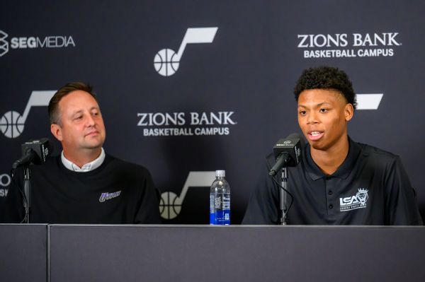 Ace Bailey expresses enthusiasm for being with Jazz in Utah intro