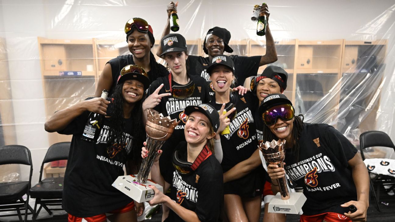 <a href="https://www.espn.com/wnba/story/_/id/45637519/indiana-fever-led-mvp-natasha-howard-beat-minnesota-lynx-win-commissioner-cup" target="_blank">‘Resilient’ Fever, missing Clark, win in-season title</a>