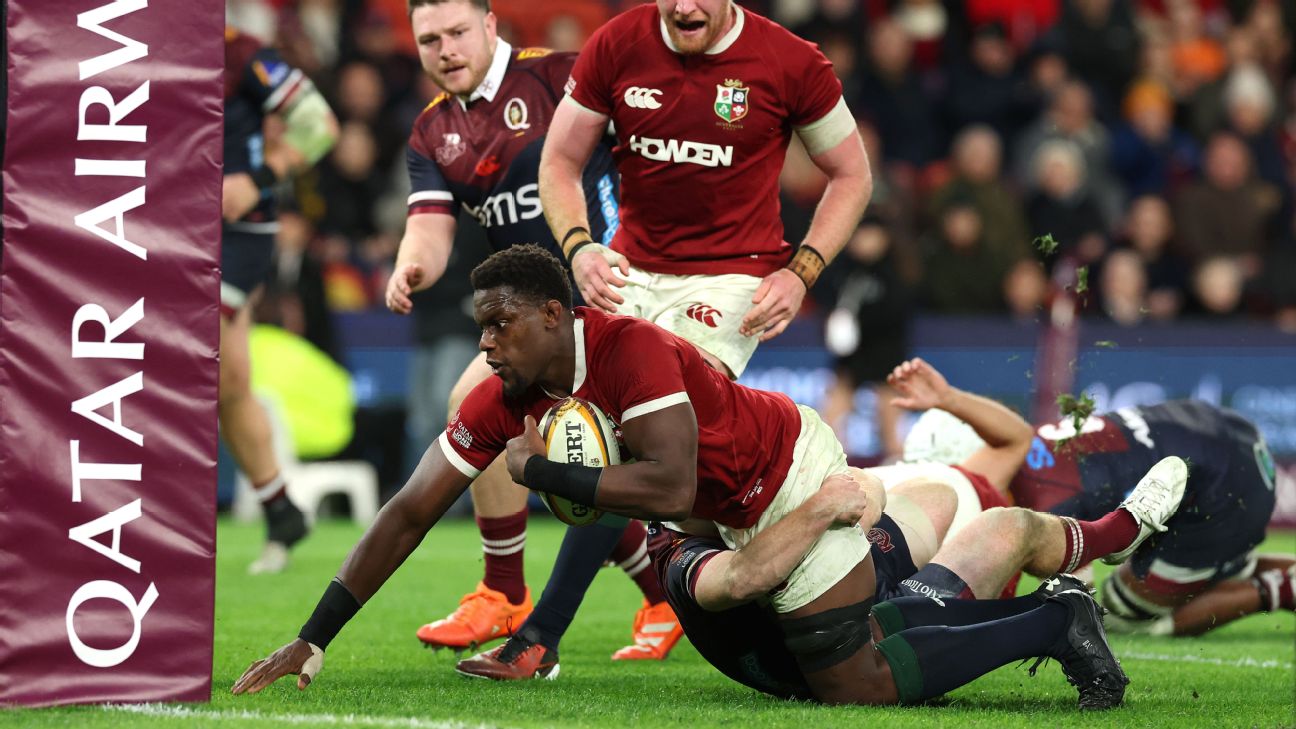 Maro Itoje's Dominant Performance Signals British and Irish Lions' Strength Ahead of Test Series