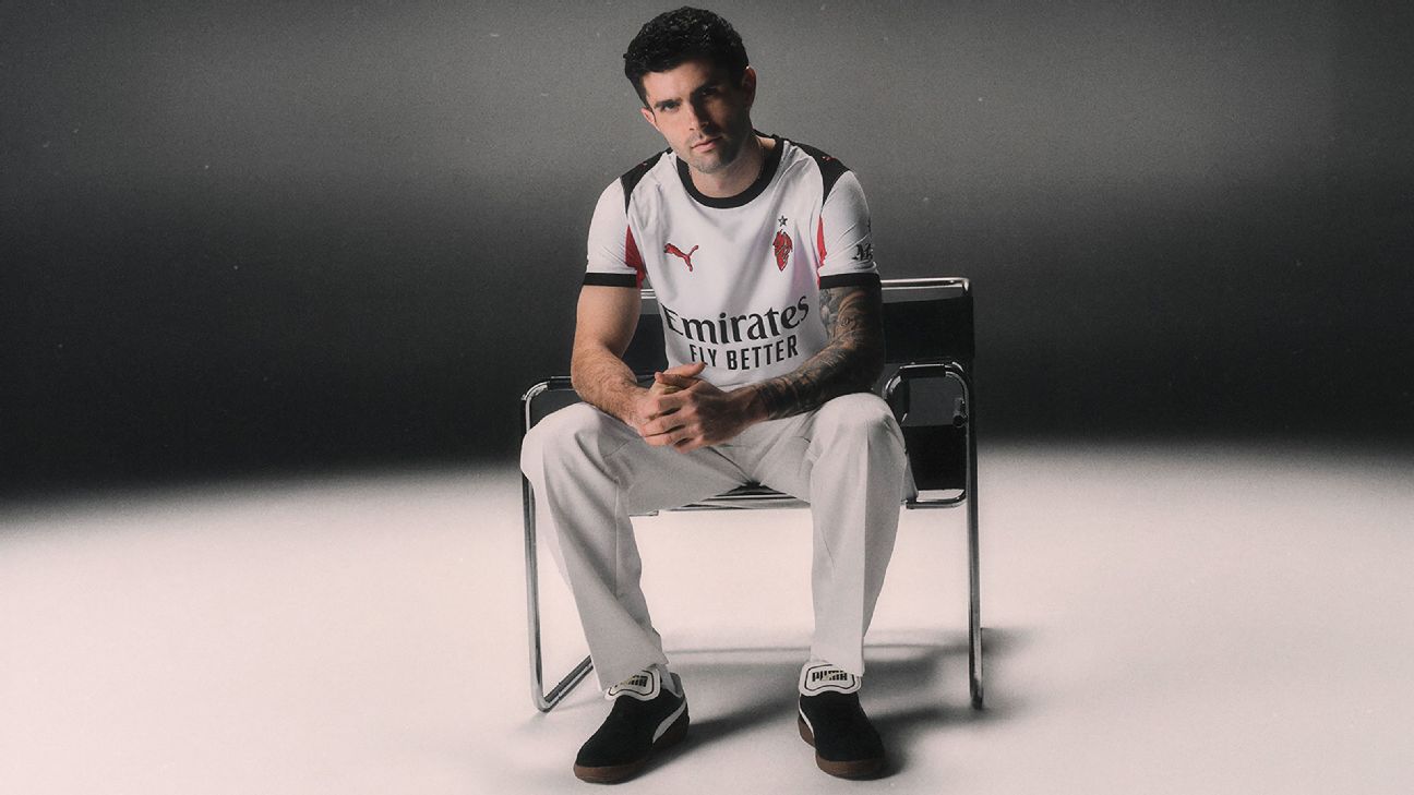 Christian Pulisic Showcases AC Milan's 2025-26 Away Kit: A Nod to Club's Rich History