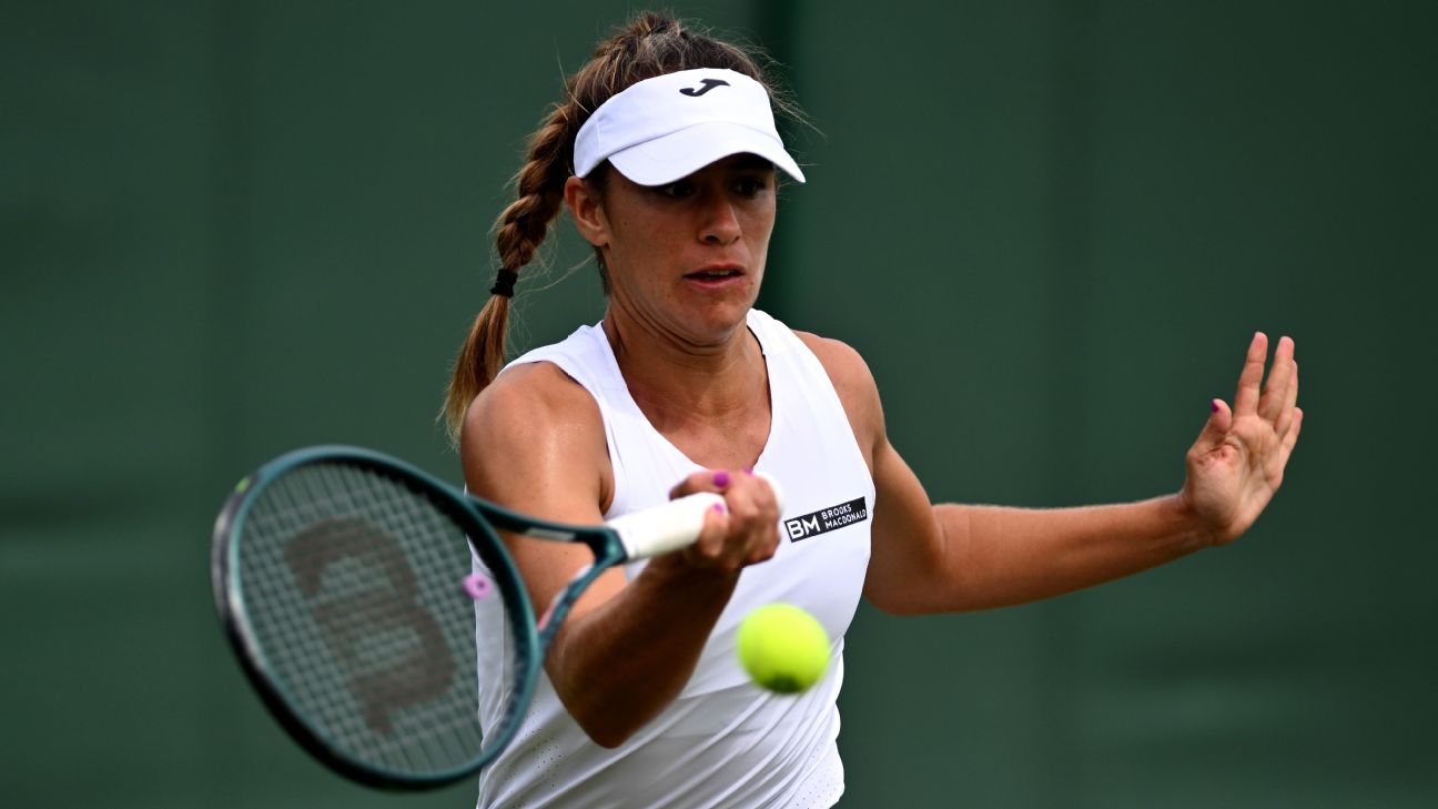 El hecho inédito que consiguió Solana Sierra tras su clasificación a  octavos de final de Wimbledon - ESPN