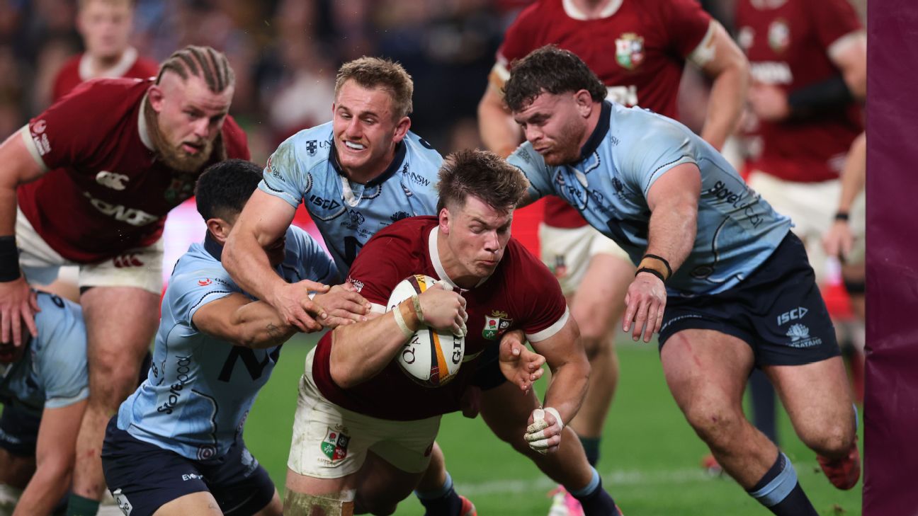 Thrilling Showdown: British and Irish Lions Triumph Over NSW Waratahs in Sydney