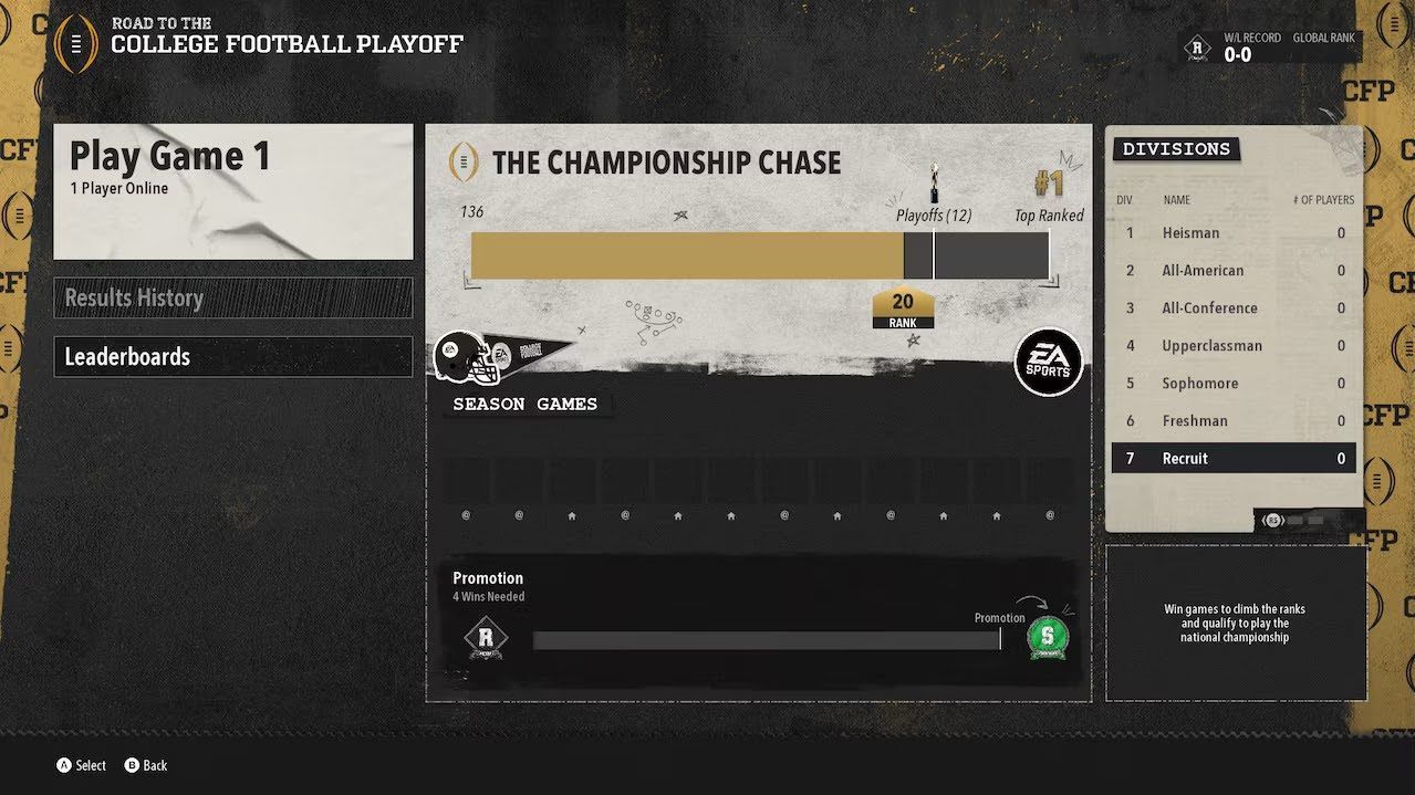 EA details CFB 26 mode changes, releases team ratings