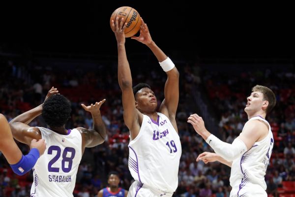 Ace Bailey impresses Jazz despite 8 points in summer debut