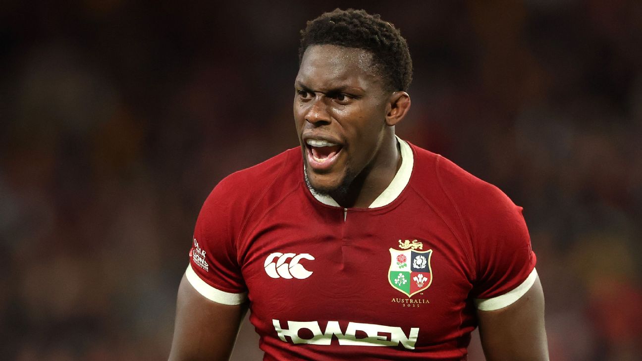 Maro Itoje Leads British & Irish Lions in Crucial Clash Against ACT Brumbies
