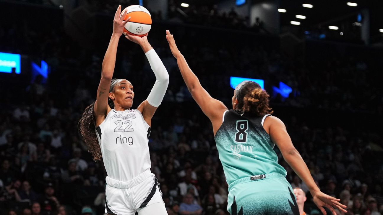 <a href="https://www.espn.com/wnba/story/_/id/45698015/aces-aja-wilson-exits-wrist-injury-liberty" target="_blank">Aces’ Wilson exits with wrist injury; set for MRI</a>