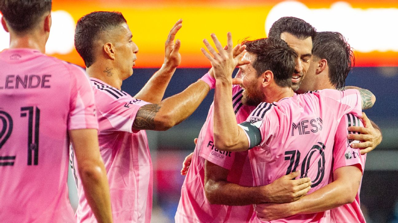 <a href="https://www.espn.com/soccer/story/_/id/45705335/lionel-messi-scores-2-mls-history-inter-miami-win" target="_blank">Messi scores 2, makes MLS history in Miami win</a>