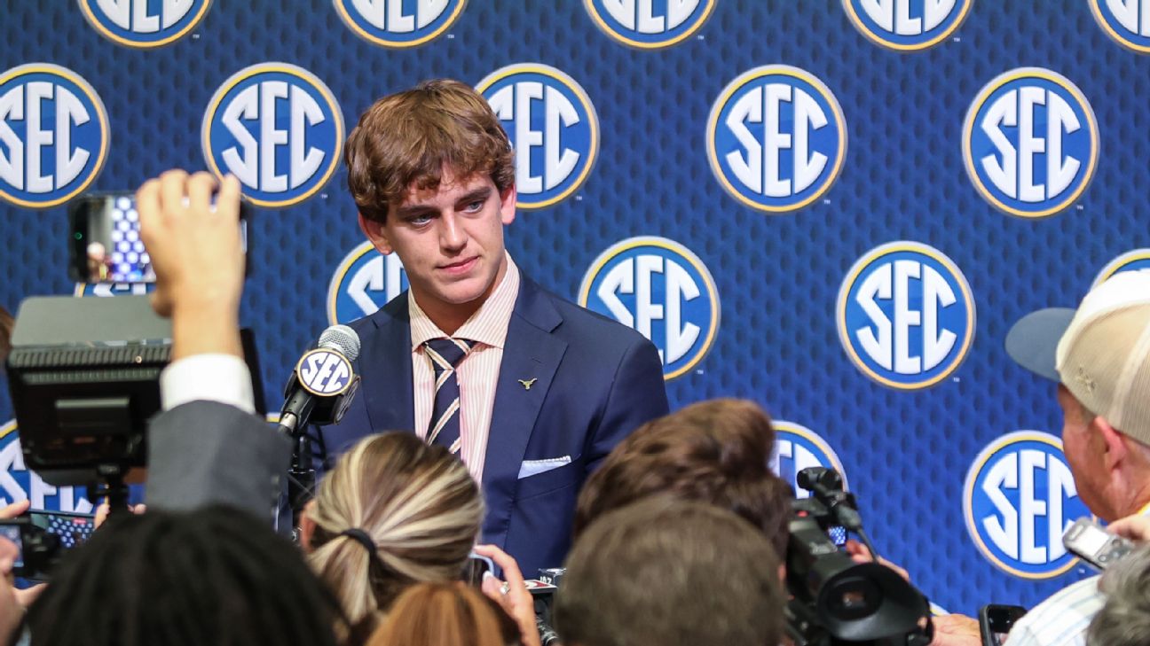 Top SEC Media Day Quotes: Arch Manning, Lane Kiffin, and More Spark Excitement for NCAAF Season