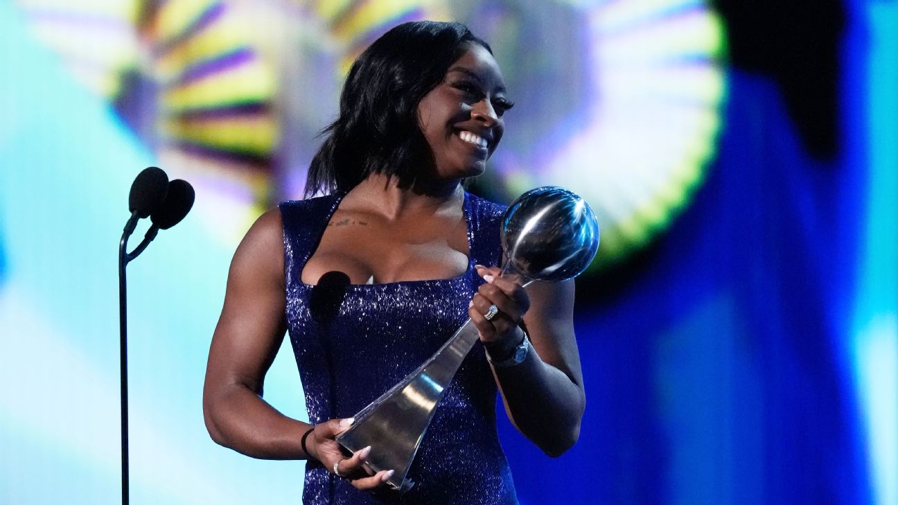 <a href="https://www.espn.com/espn/story/_/id/45759152/biles-gilgeous-alexander-eagles-win-top-honors-2025-espys" target="_blank">Biles, SGA, Eagles capture top honors at ESPYS</a>
