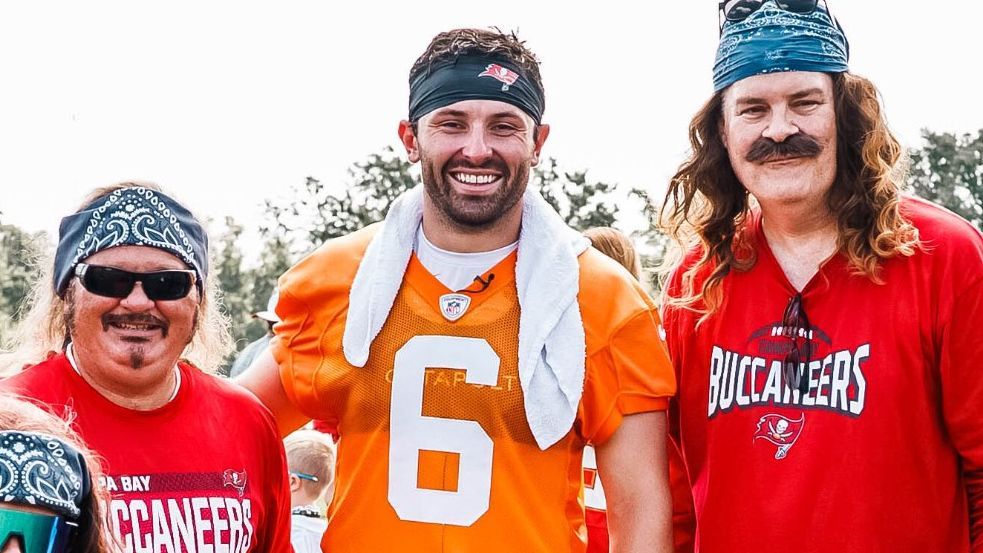 Baker Mayfield Hosts Hilarious Buccaneers Fan Contest: Mullets, Mustaches, and Crocs in Sport Mode