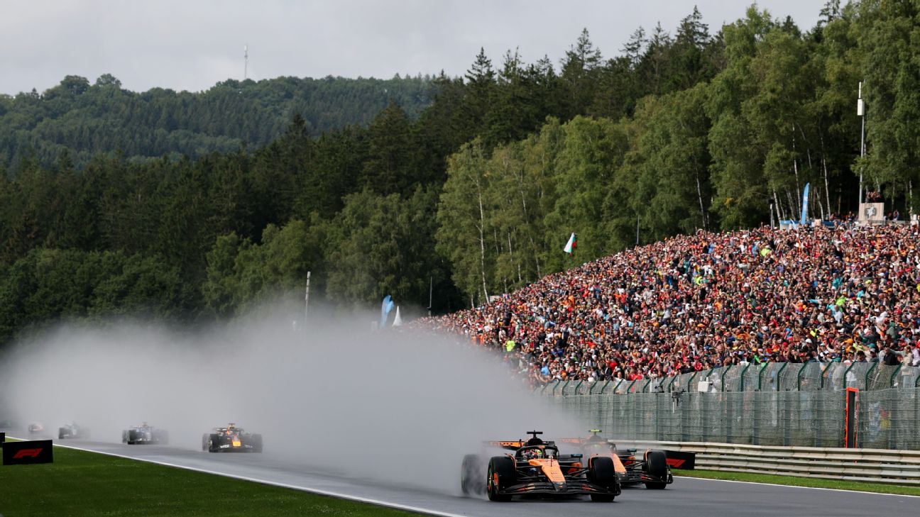 Safety First: The Delayed Start of the Belgian Grand Prix Amid Heavy Rain
