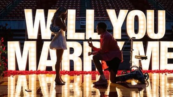 Tyrese Haliburton proposed to his longtime girlfriend Jade Jones.