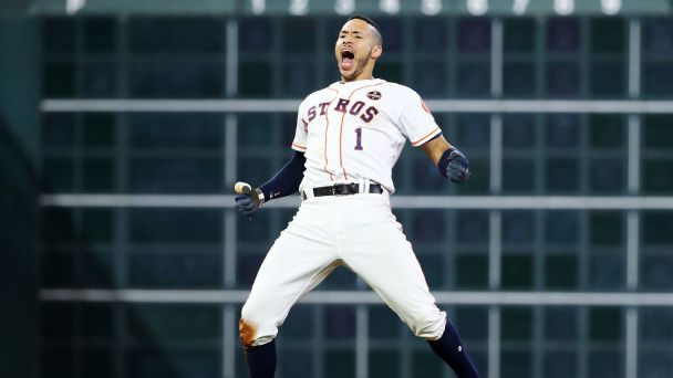 The Houston Astros traded for Carlos Correa on Thursday, bringing him back to his old stomping grounds.
