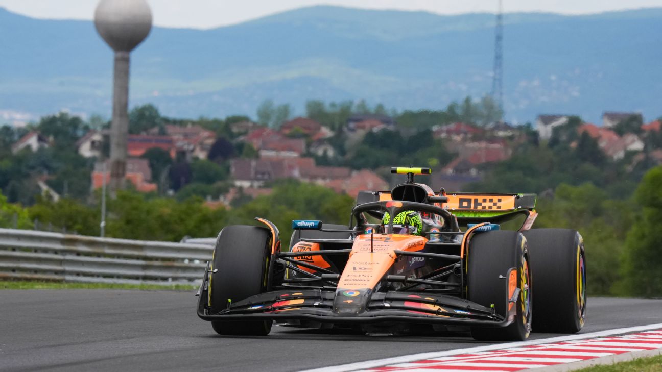Lando Norris Dominates Hungarian GP Practice, Outpaces Oscar Piastri in Thrilling Showdown