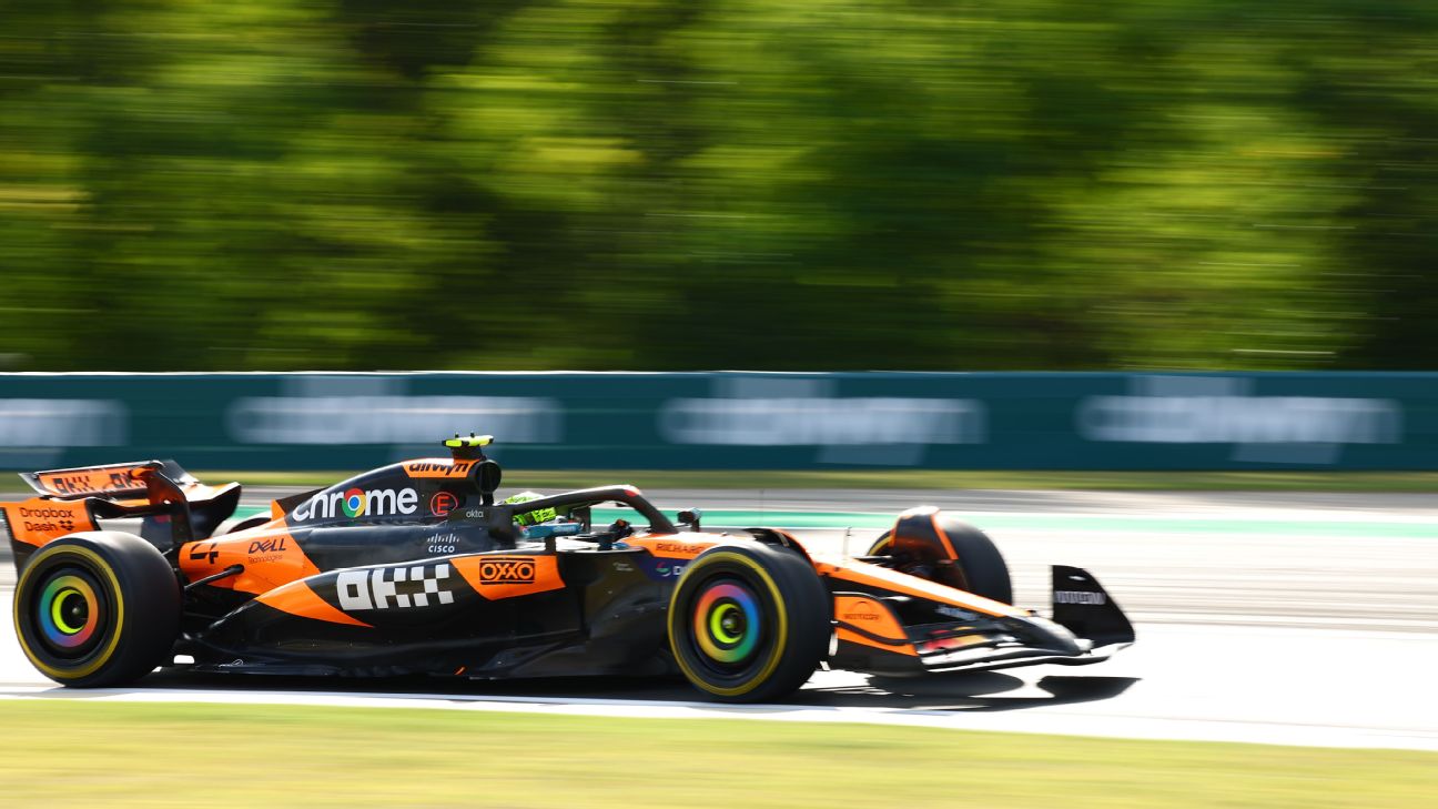 Lando Norris Dominates Hungarian GP Practice Sessions: A Strong Contender for the Championship