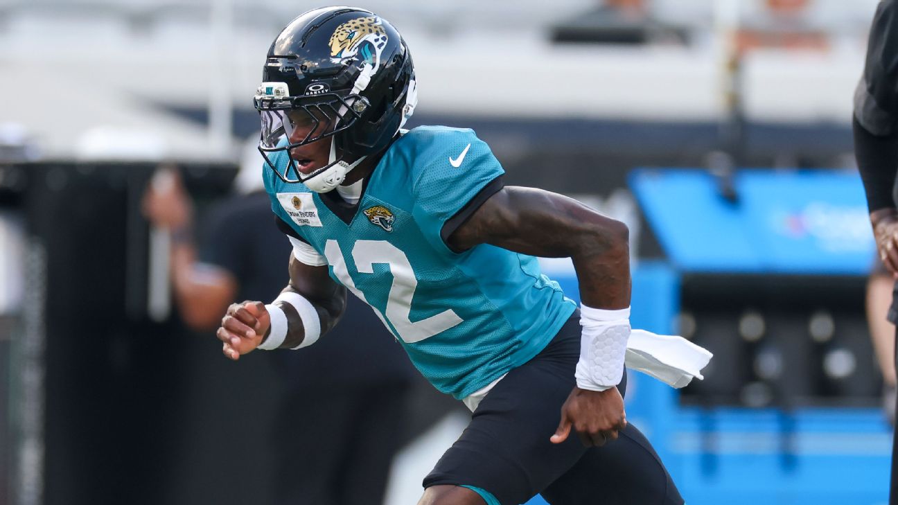 <a href="https://www.espn.com/nfl/story/_/id/45882938/jaguars-travis-hunter-plays-offense-defense-scrimmage" target="_blank">‘Quality work’: Hunter plays 2 ways in scrimmage</a>