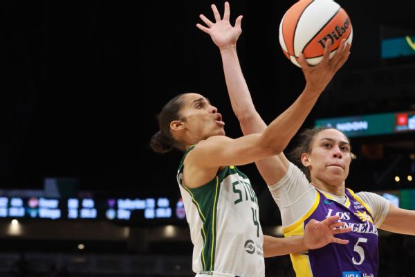 Storm's Quinn rips 'ridiculous' officiating in 2OT loss to Sparks