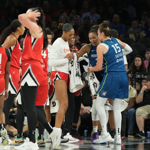 Napheesa Collier exits Lynx's rout of Aces with ankle injury