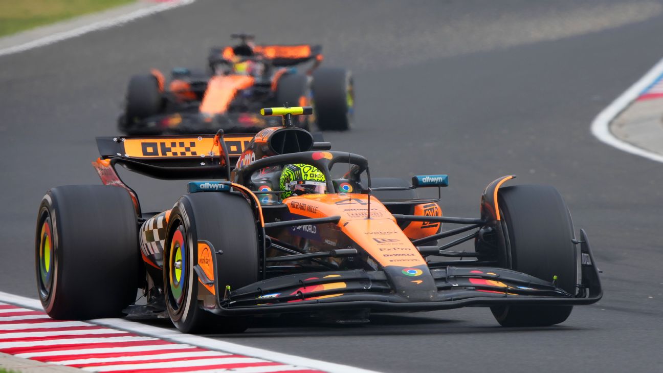 McLaren's Thrilling 1-2 Finish: Norris Edges Piastri in Hungarian GP Showdown