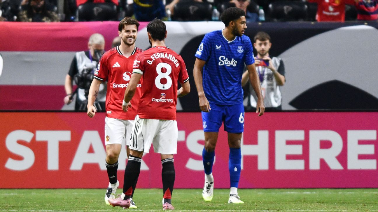Manchester United e Everton empatam em 2-2 no Summer Series com drama e justiça compartilhada