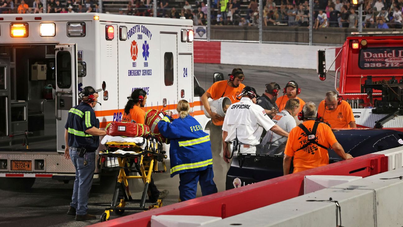 <a href="https://www.espn.com/racing/story/_/id/45944923/veteran-driver-robbie-brewer-dies-medical-emergency-race" target="_blank">Driver dies after medical emergency during race</a>
