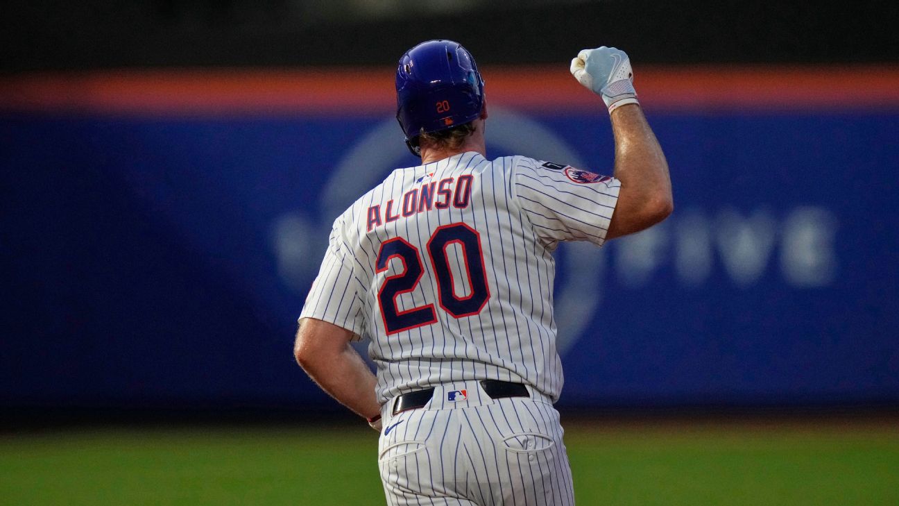 <a href="https://www.espn.com/mlb/story/_/id/45960973/alonso-breaks-strawberry-mets-franchise-home-run-record" target="_blank">Alonso passes Strawberry as Mets’ new HR king</a>