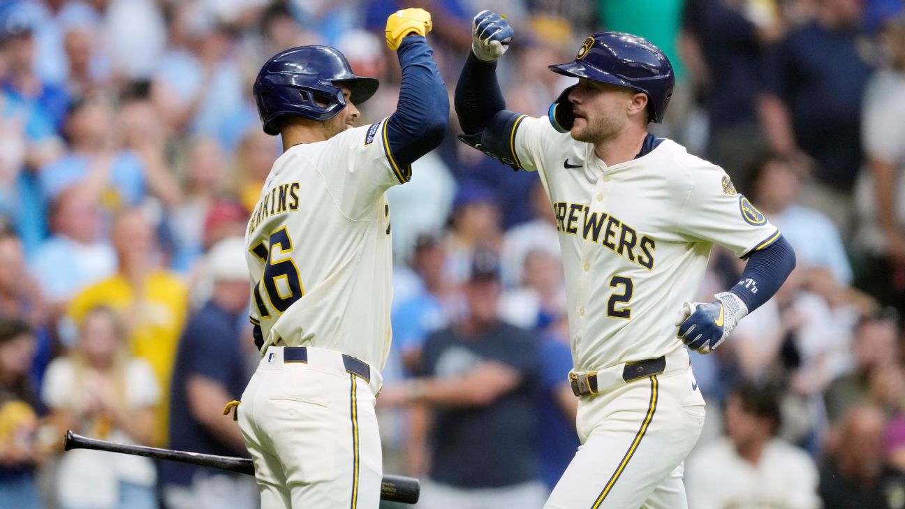 <a href="https://www.espn.com/mlb/story/_/id/45961651/brewers-hammer-paul-skenes-pirates-win-streak-reaches-11" target="_blank">Turn it up to 11: Brewers hammer Skenes, Pirates</a>