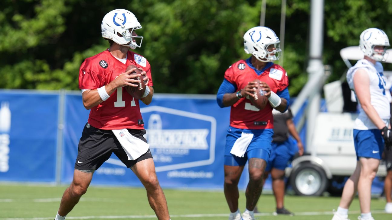 Anthony Richardson vs. Daniel Jones: The Intense Battle for Colts' QB1 Role Continues