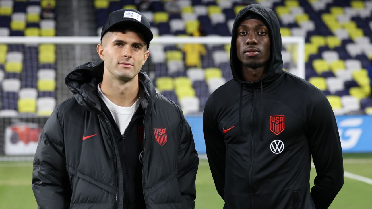 <a href="https://www.espn.com/soccer/story/_/id/45968851/christian-pulisic-tim-weah-slam-criticism-usmnt" target="_blank">Pulisic slams ‘cop-out’ criticism by ex-U.S. players</a>