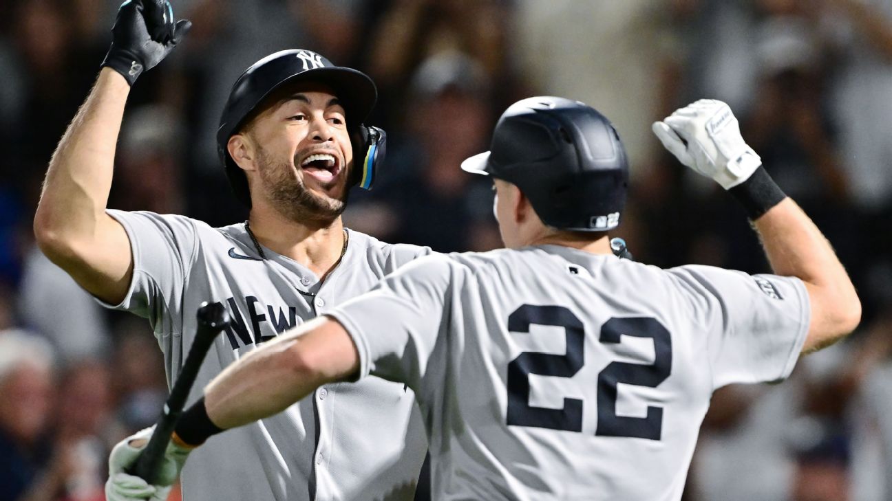 <a href="https://www.espn.com/mlb/story/_/id/46027095/new-york-yankees-match-franchise-record-nine-hrs-win" target="_blank">Yanks make history with 2nd 9-HR game of season</a>