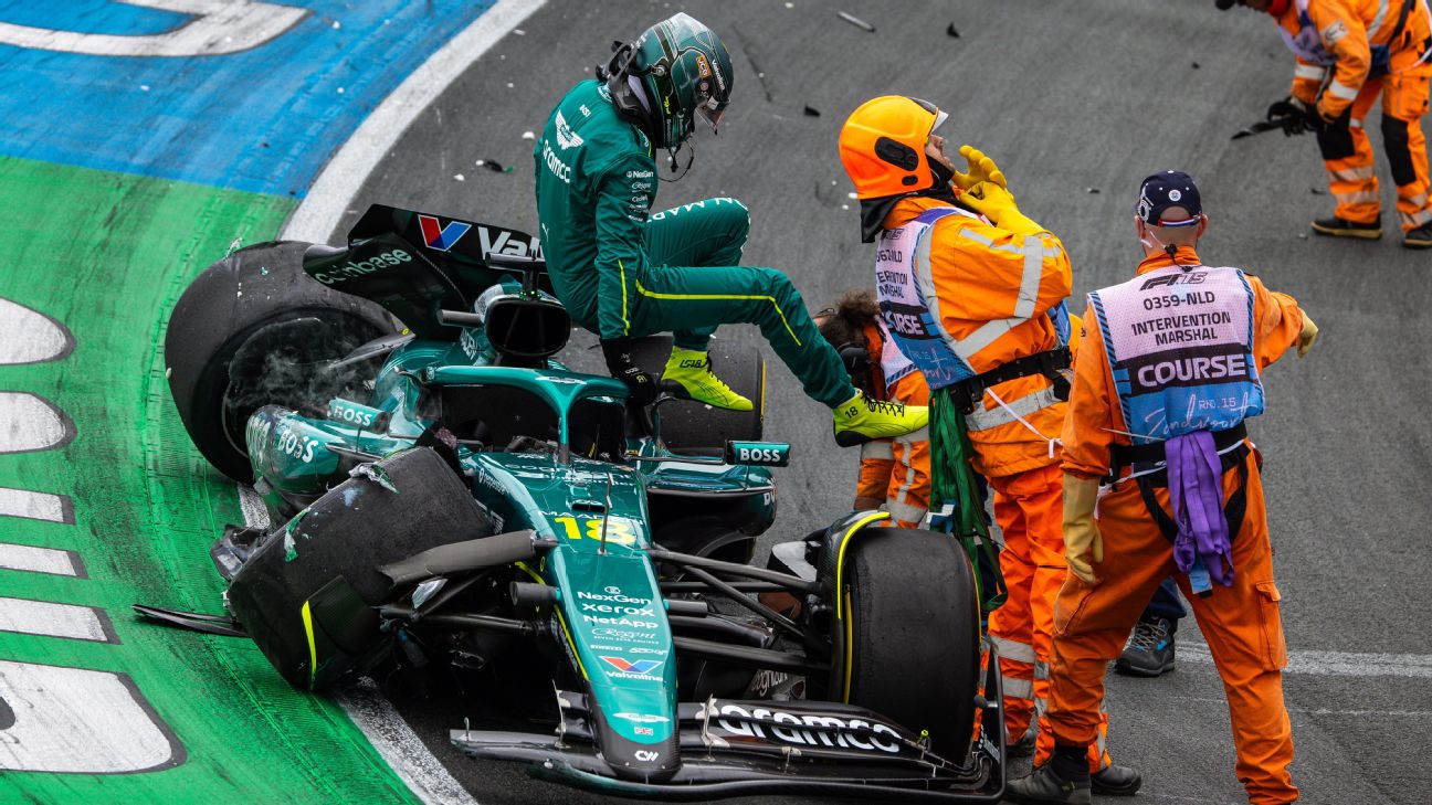 Lando Norris Dominates Dutch GP Practice Amid High-Speed Crashes