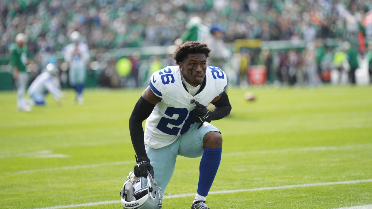<a href="https://www.espn.com/nfl/story/_/id/46219753/cowboys-bland-foot-sidelined-weeks" target="_blank">Sources: Cowboys’ Bland (foot) could miss weeks</a>