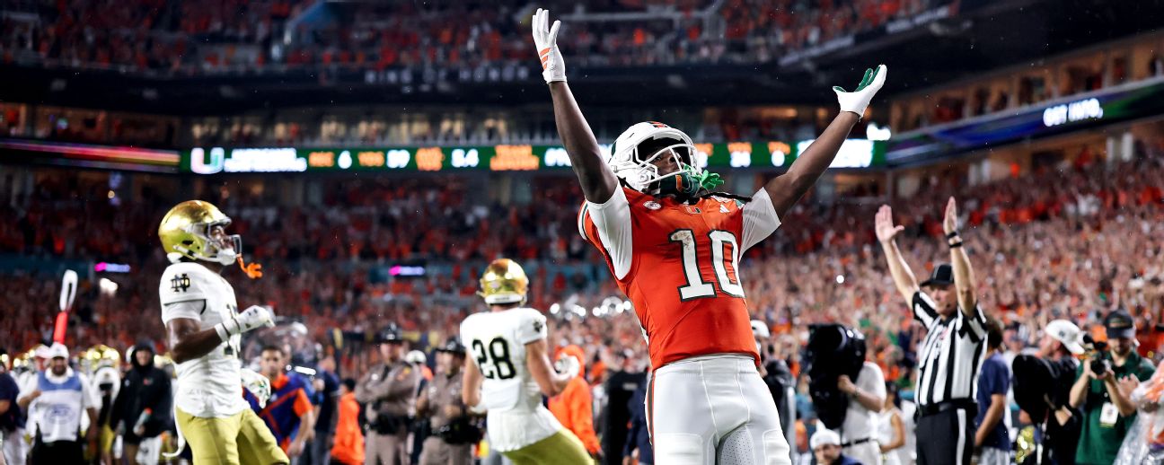 Projecting the CFP top 12 after Week 1