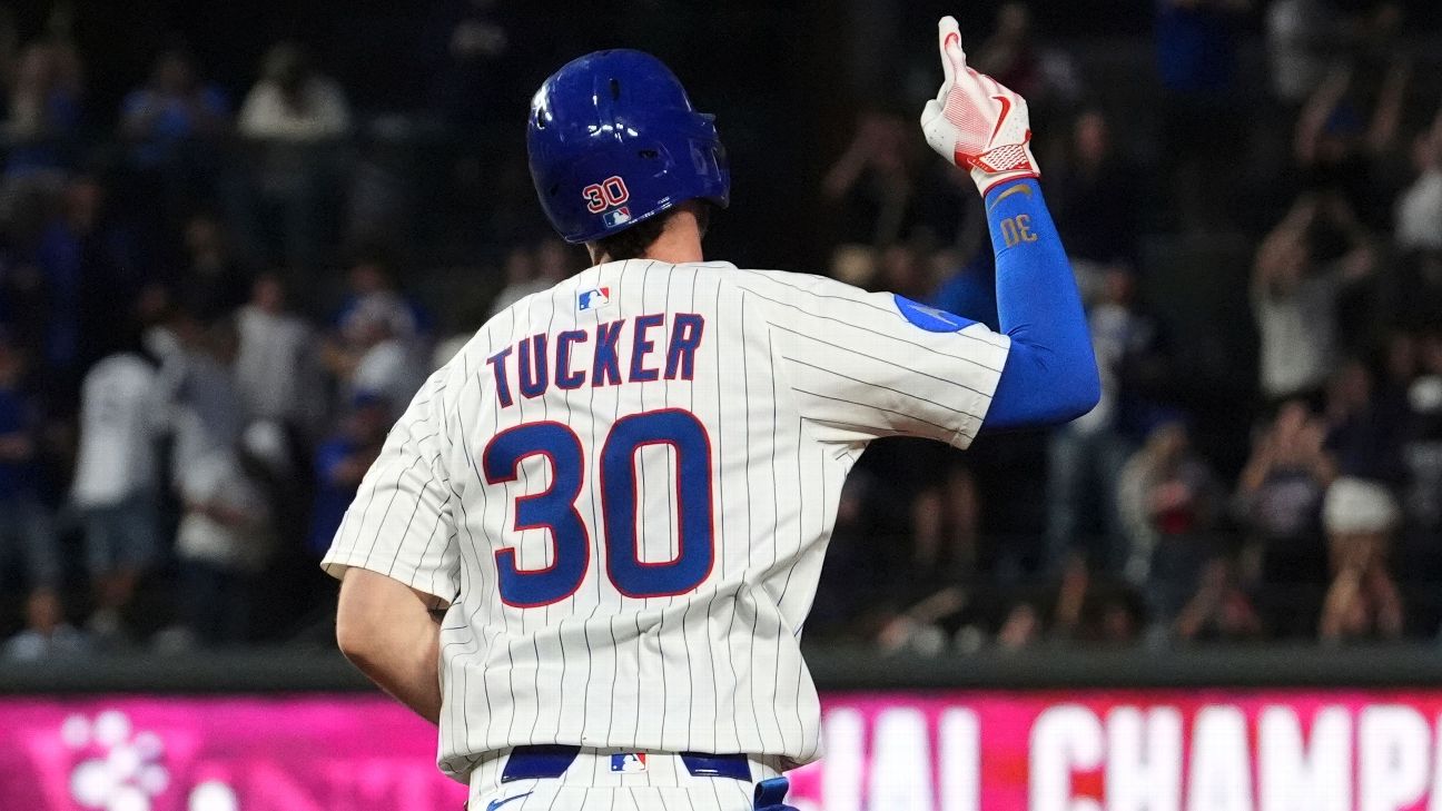 Cubs' Kyle Tucker exits with tight calf, to sit Wednesday - ABC7 Chicago