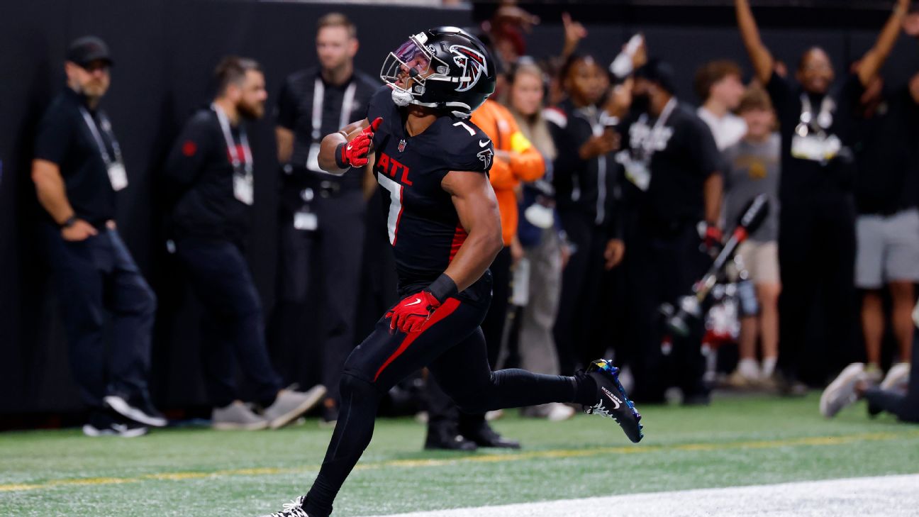 Michael Penix Jr. and Bijan Robinson Shine in NFC South Showdown: A Game-Changing 50-Yard TD