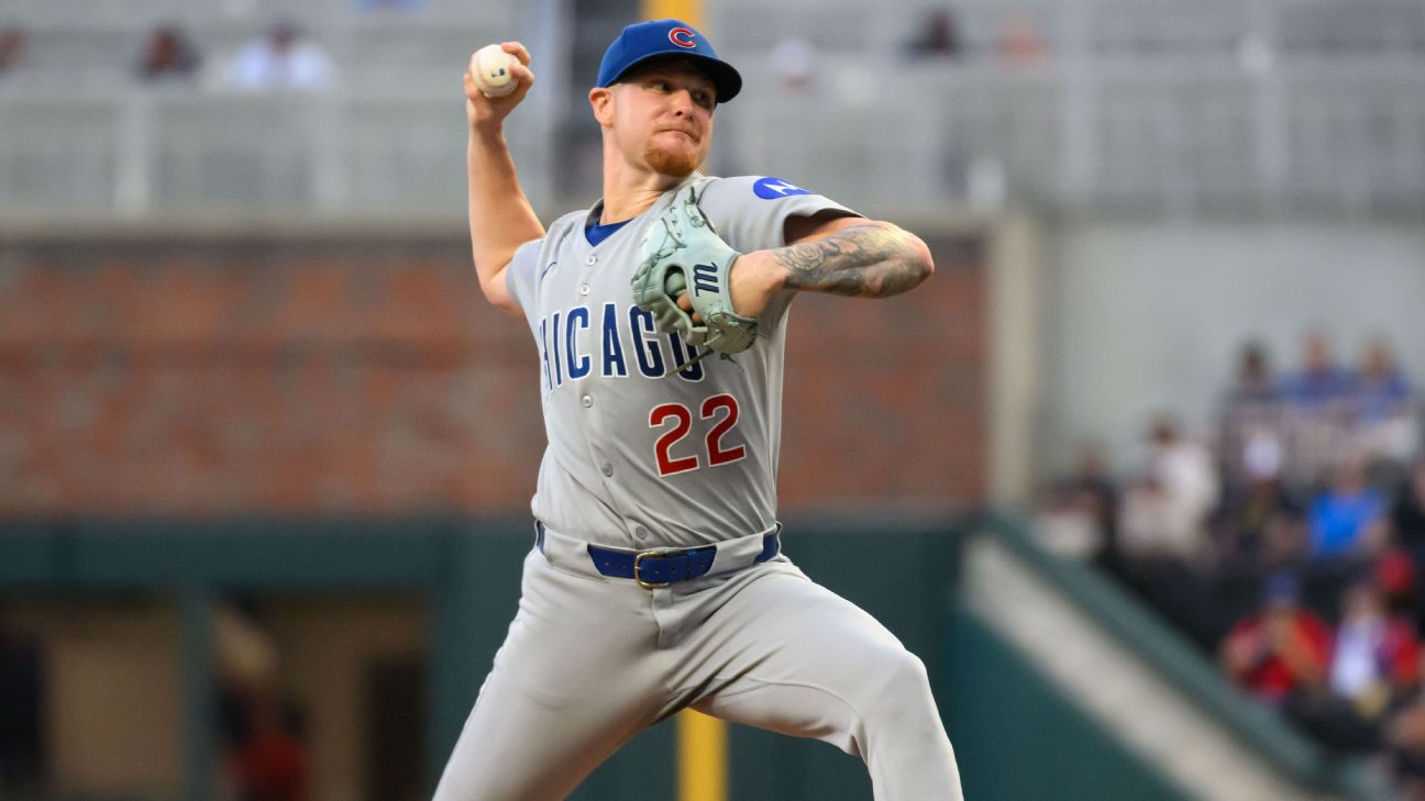 Cubs' Horton (forearm) exits 17 pitches into start