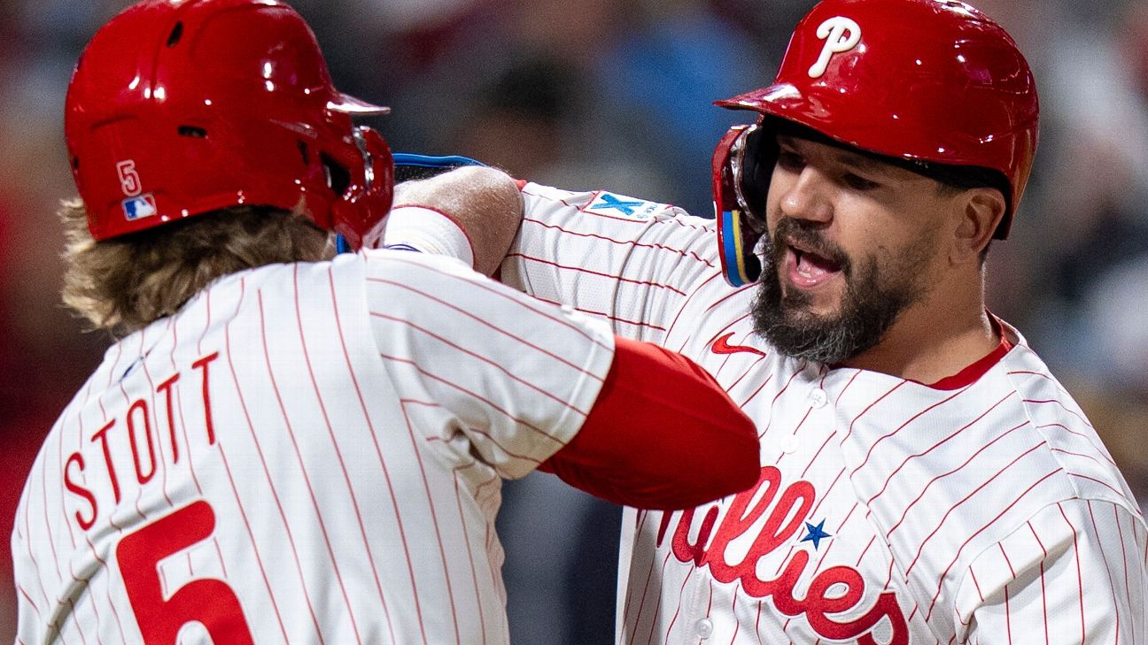 <a href="https://www.espn.com/mlb/story/_/id/46211777/kyle-schwarber-hits-50th-home-run-phillies-defeat-mets" target="_blank">Phillies’ Schwarber 1st in NL to reach 50 homers</a>