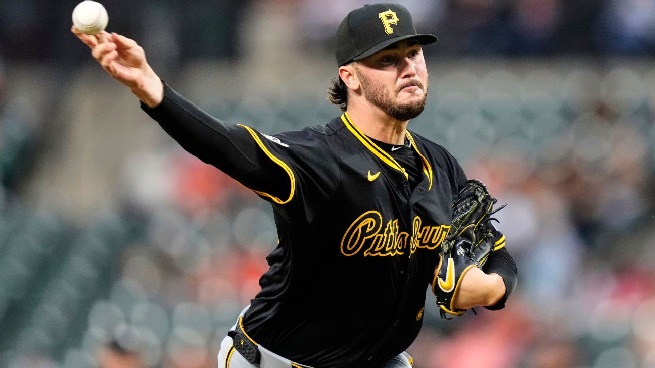 <a href="https://www.espn.com/mlb/story/_/id/46221205/paul-skenes-tops-200-ks-throws-64-pitches-pirates-loss" target="_blank">Skenes tops 200 K’s as Pirates manage workload</a>