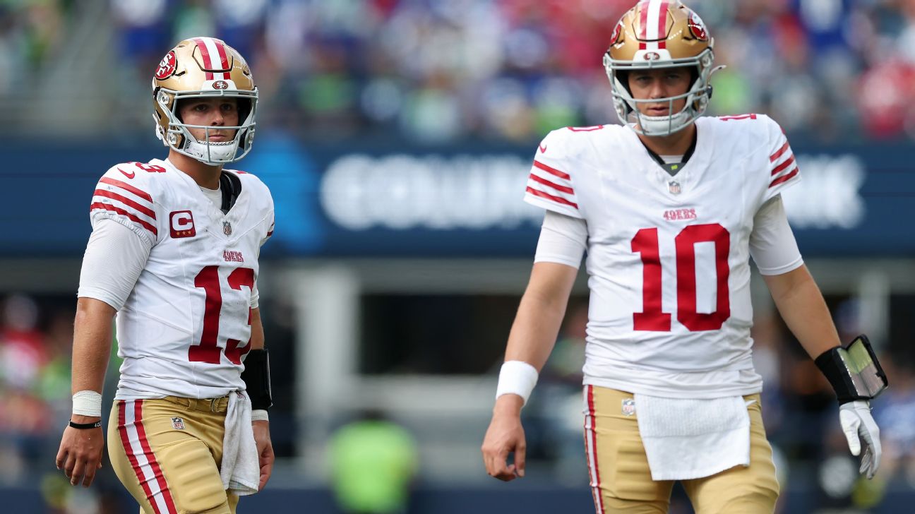 49ers to Start Mac Jones vs Giants as Brock Purdy Remains Questionable
