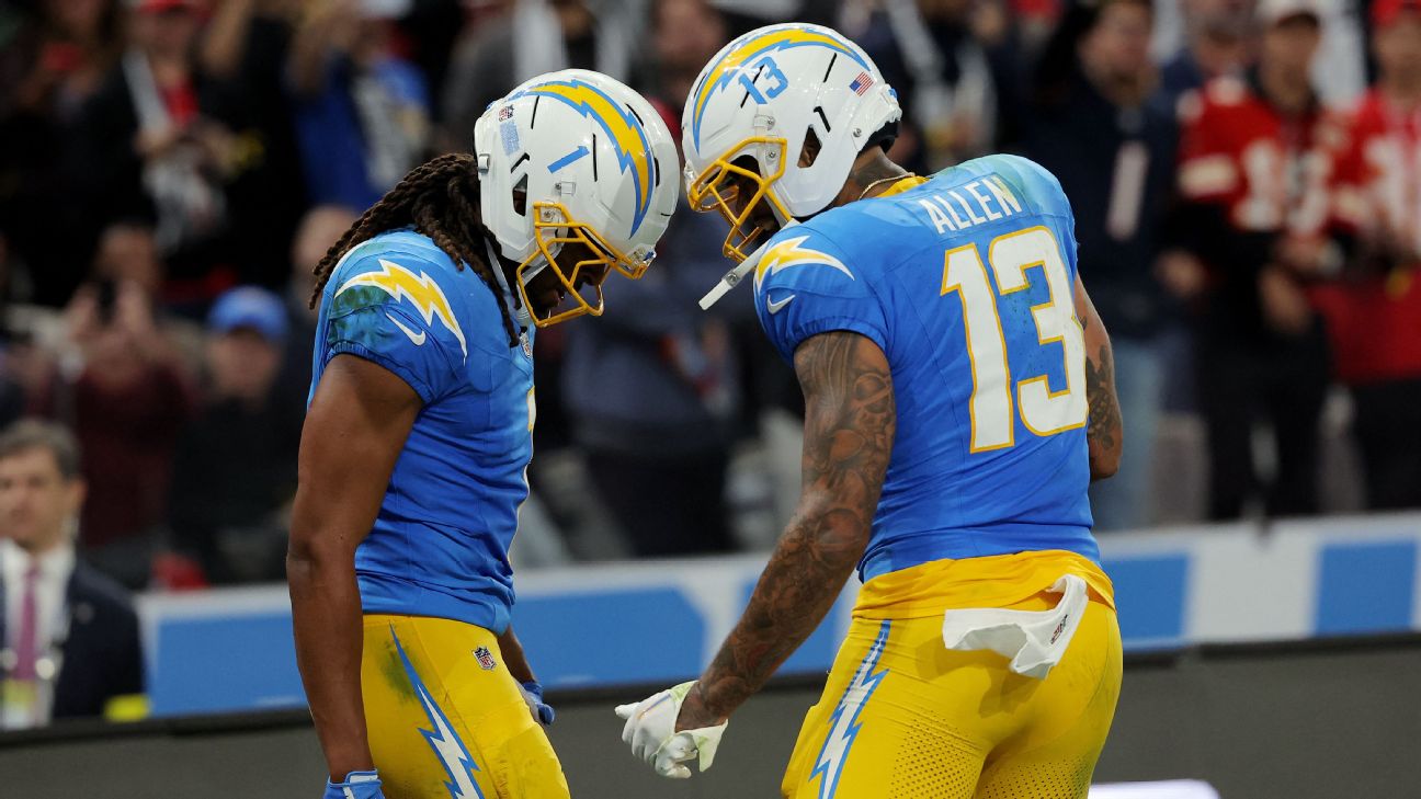 How the Chargers' Wide Receiving Corps Became the NFL's Most Formidable Trio
