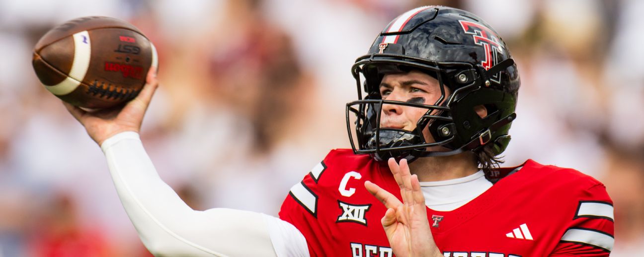 Texas Tech QB Behren Morton day-to-day after missing ASU loss - ESPN