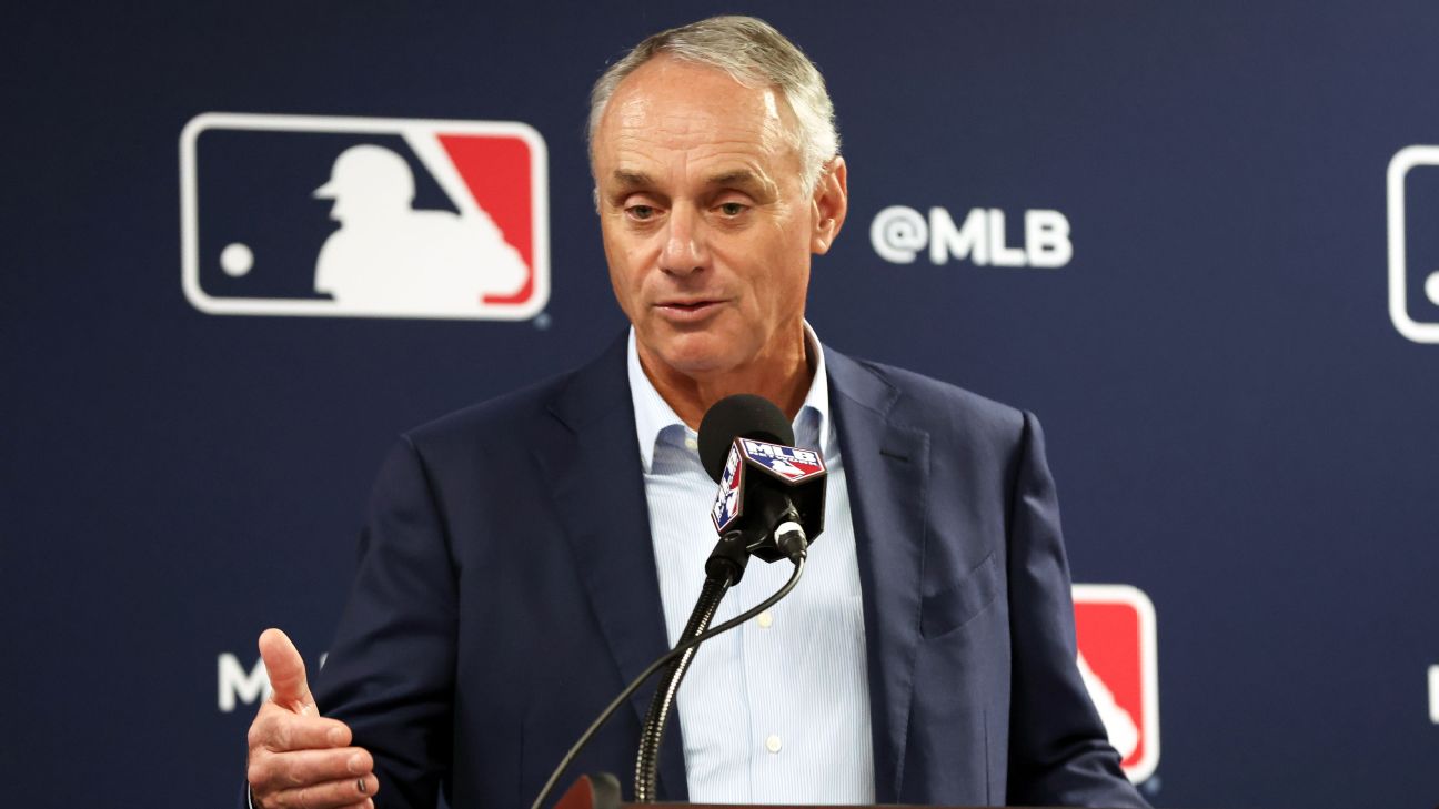 MLB commissioner addressing gambling integrity concerns