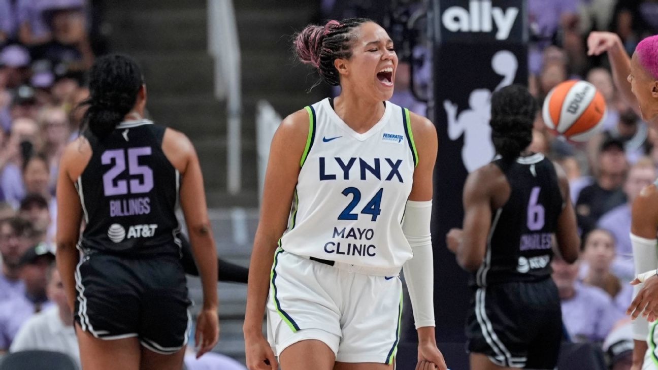 <a href="https://www.espn.com/wnba/story/_/id/46298914/lynx-mount-17-point-rally-top-valkyries-make-wnba-semifinals" target="_blank">Lynx, fueled by ‘desperation,’ rally to oust Valkyries</a>
