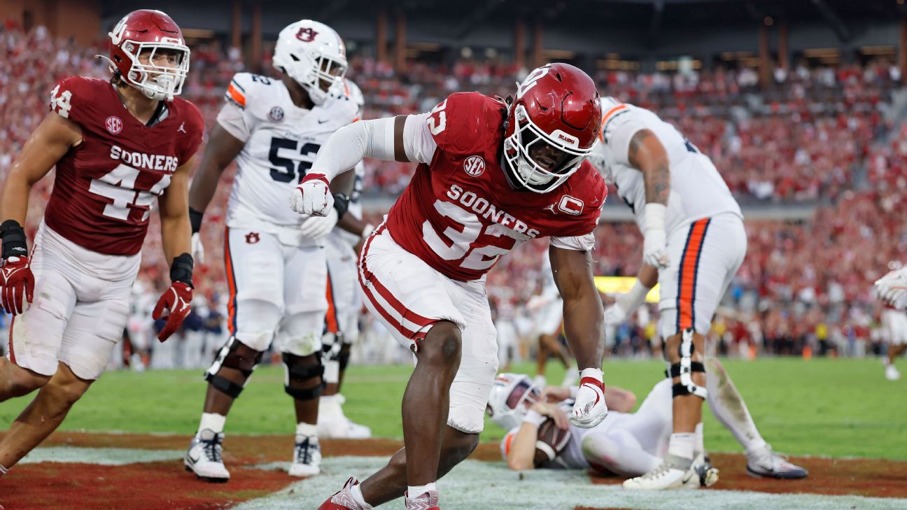 <a href="https://www.espn.com/college-football/story/_/page/gamedayfinal092025/college-football-week-4-highlights-top-plays-games-takeaways-2025" target="_blank">Best of Week 4: The joys of victory for Oklahoma, the agony of defeat for Florida, Clemson</a>