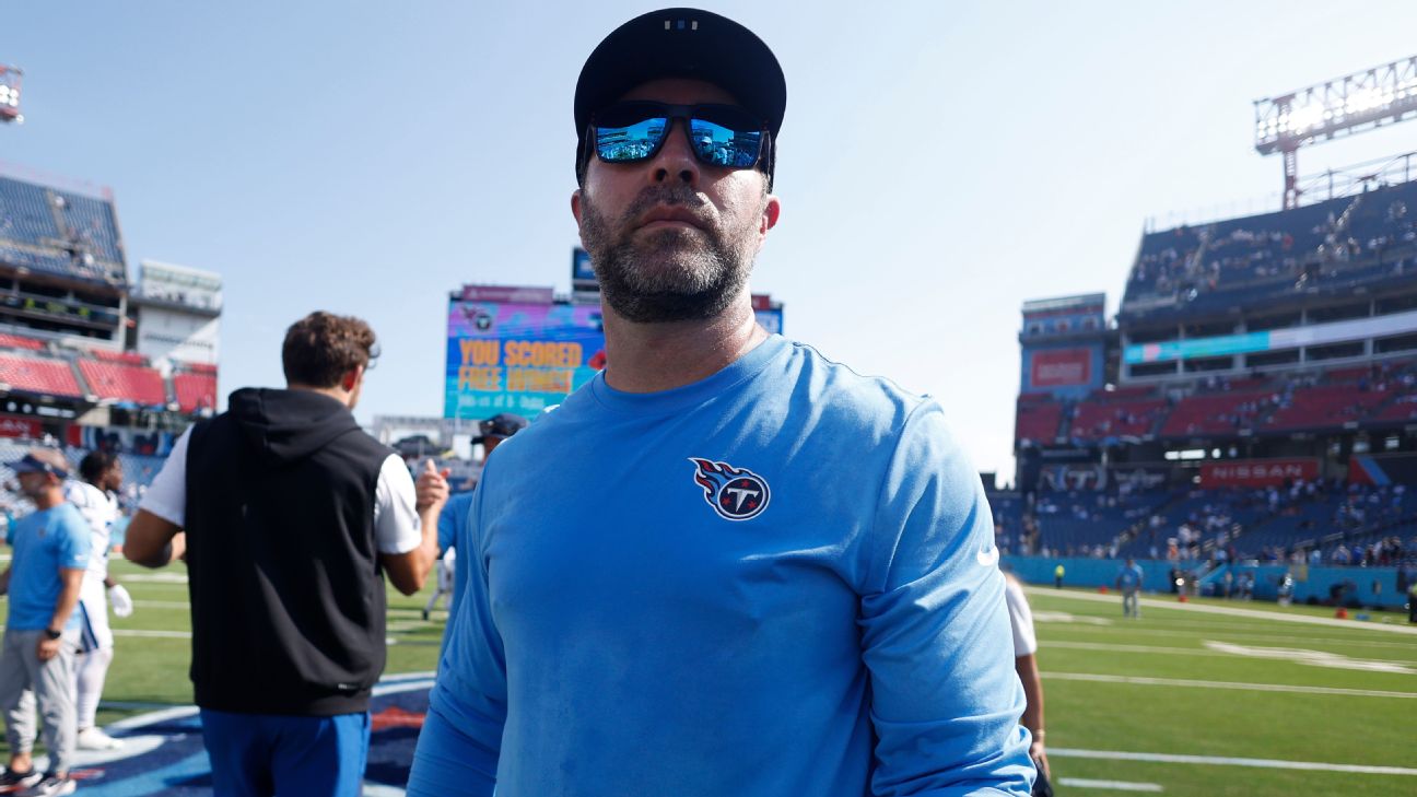 <a href="https://www.espn.com/nfl/story/_/id/46583863/titans-fire-coach-brian-callahan-1-5-start-2025" target="_blank">Titans fire Callahan, to give McCoy shot at job</a>