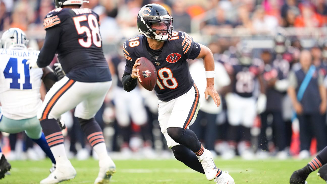 Bears Win First NFL Game as Williams Throws Four Touchdowns